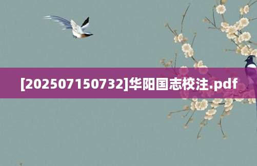 [202507150732]华阳国志校注.pdf