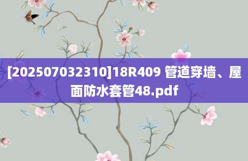 [202507032310]18R409 管道穿墙、屋面防水套管48.pdf