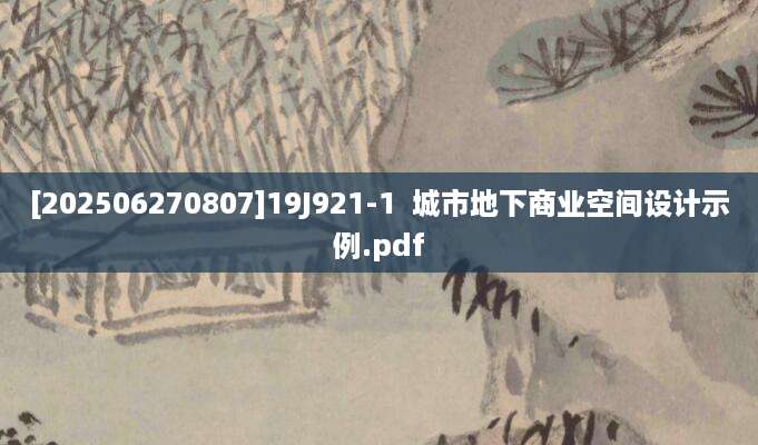 [202506270807]19J921-1  城市地下商业空间设计示例.pdf