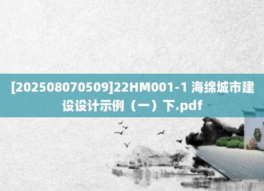 [202508070509]22HM001-1 海绵城市建设设计示例（一）下.pdf