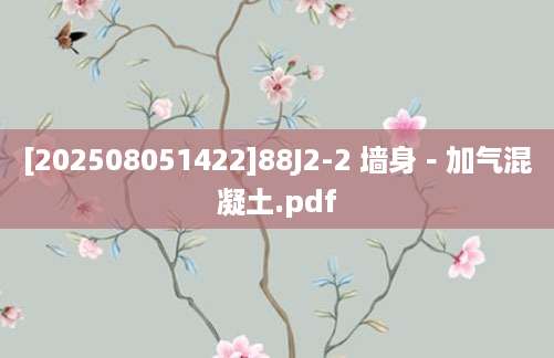 [202508051422]88J2-2 墙身－加气混凝土.pdf