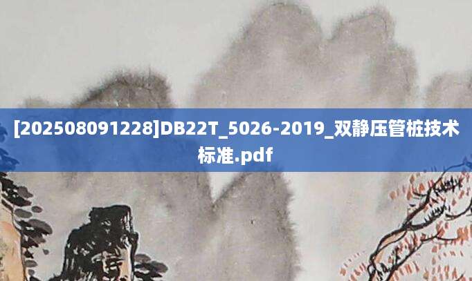 [202508091228]DB22T_5026-2019_双静压管桩技术标准.pdf