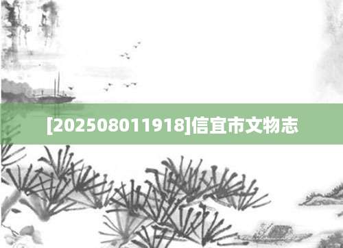 [202508011918]信宜市文物志