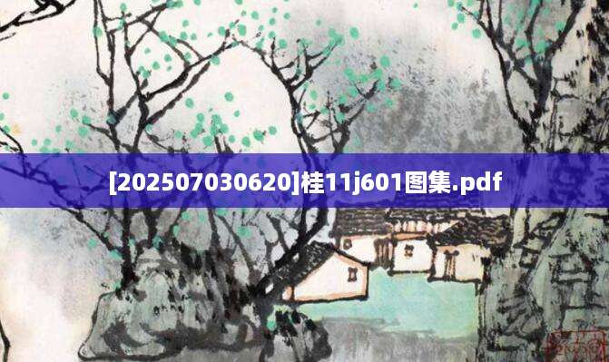 [202507030620]桂11j601图集.pdf