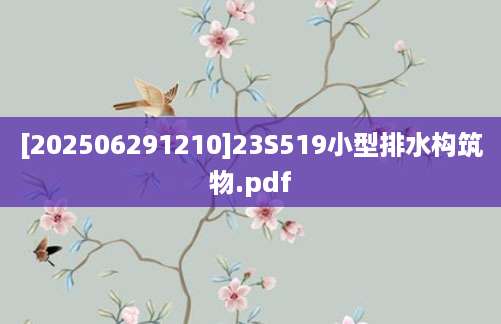 [202506291210]23S519小型排水构筑物.pdf