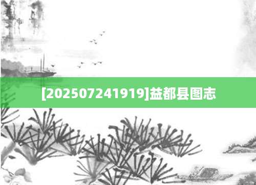 [202507241919]益都县图志