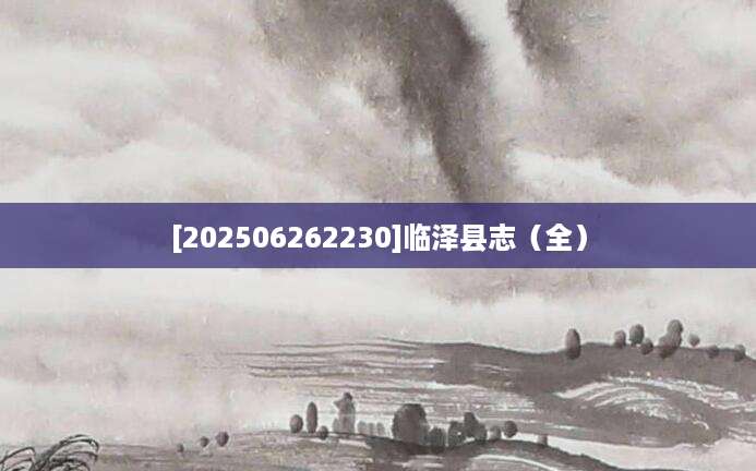 [202506262230]临泽县志（全）