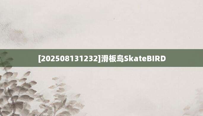 [202508131232]滑板鸟SkateBIRD