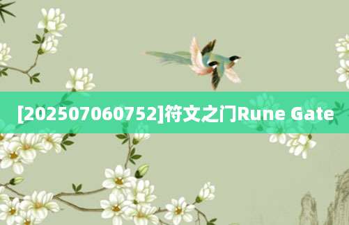 [202507060752]符文之门Rune Gate
