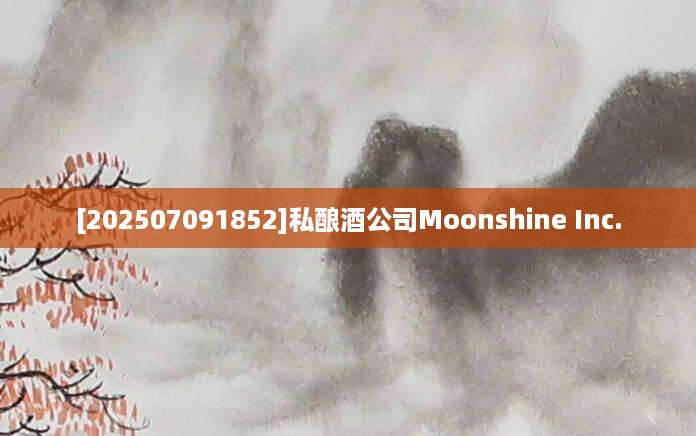 [202507091852]私酿酒公司Moonshine Inc.