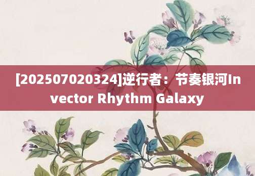 [202507020324]逆行者：节奏银河Invector Rhythm Galaxy