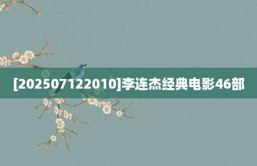 [202507122010]李连杰经典电影46部