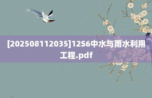 [202508112035]12S6中水与雨水利用工程.pdf