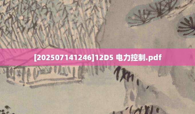 [202507141246]12D5 电力控制.pdf