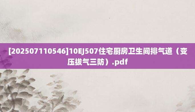 [202507110546]10EJ507住宅厨房卫生间排气道（变压拔气三防）.pdf
