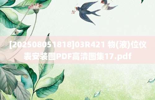 [202508051818]03R421 物(液)位仪表安装图PDF高清图集17.pdf