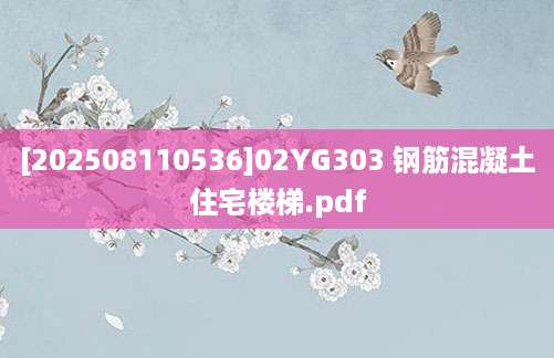 [202508110536]02YG303 钢筋混凝土住宅楼梯.pdf