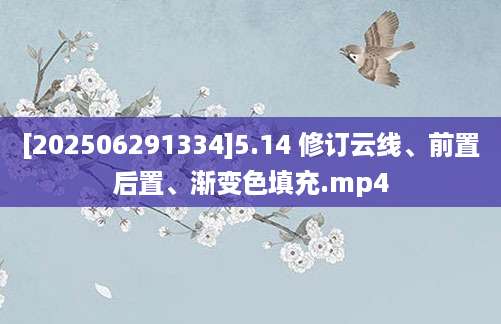 [202506291334]5.14 修订云线、前置后置、渐变色填充.mp4