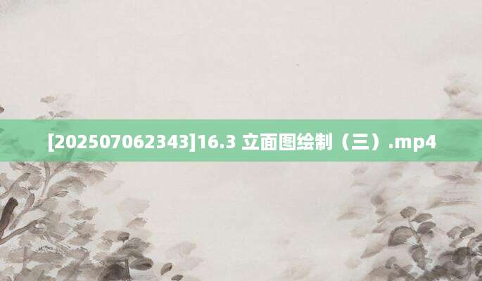 [202507062343]16.3 立面图绘制（三）.mp4