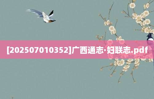 [202507010352]广西通志·妇联志.pdf